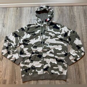 Nike Sportswear Club Fleece Men's Full-Zip Camo Hoodie